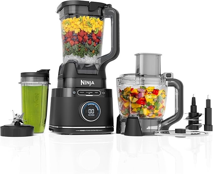 Ninja TB201 Blender – 1800W High-Power Kitchen Blender with 72 oz. Pitcher – Best for Smoothies, Frozen Drinks, Shakes & Veggie Chopping – Black