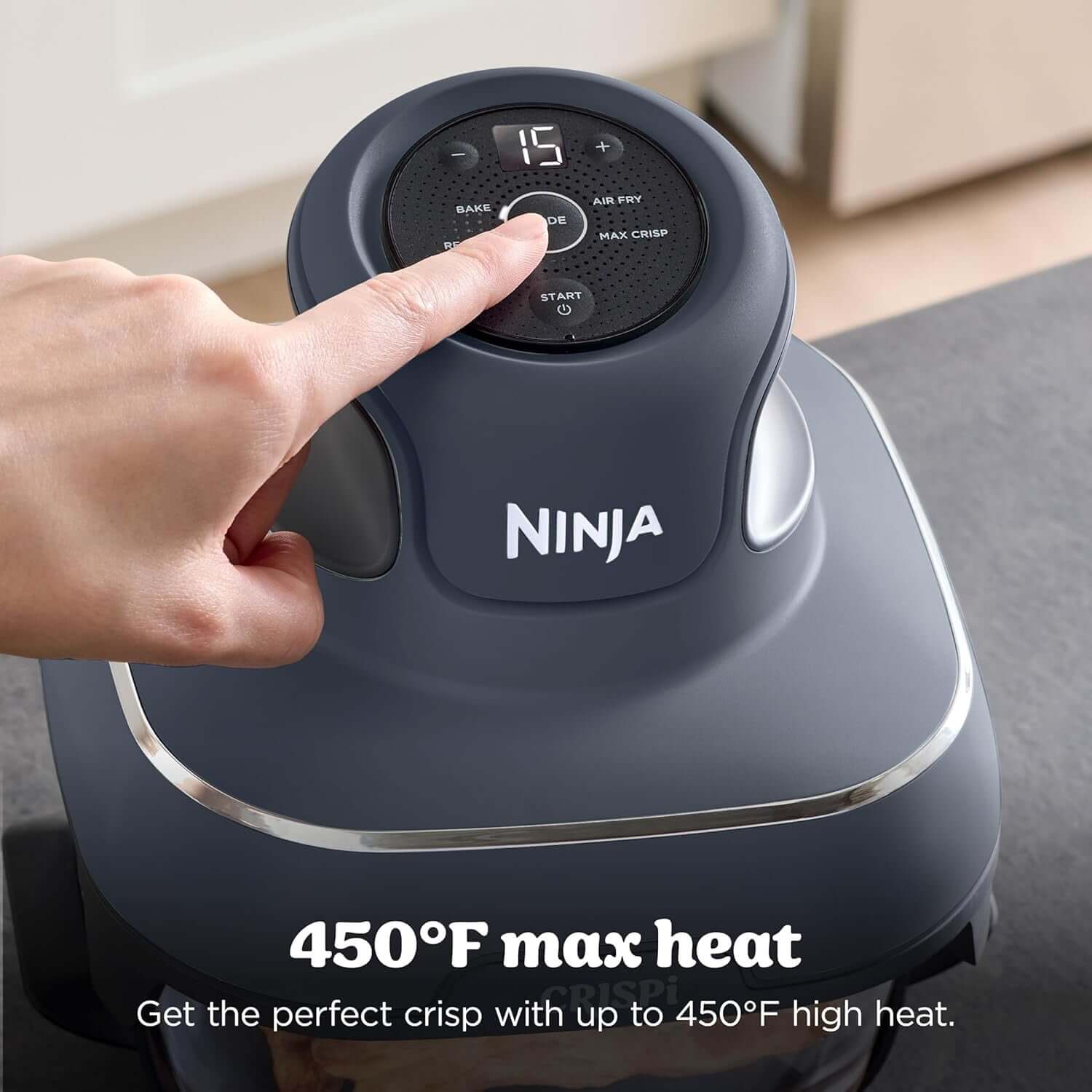 Ninja Crispi 4-in-1 Glass Air Fryer 450°F Non-Toxic 4QT & 6-Cup Glass Containers w/Lids